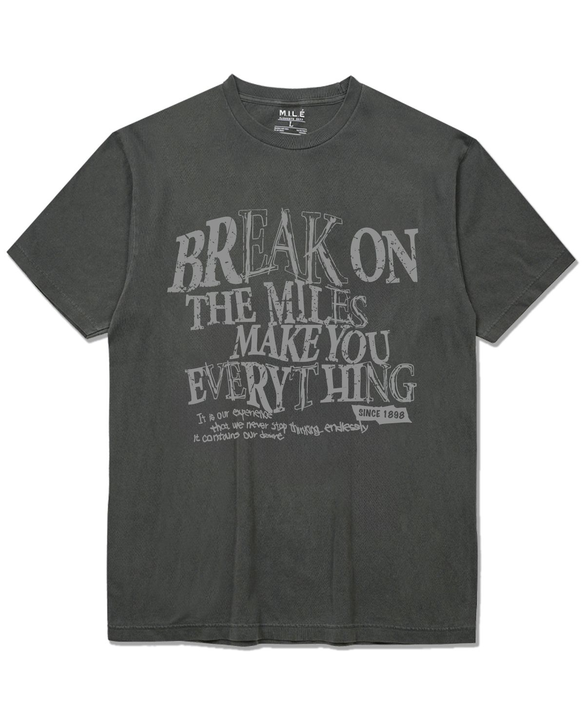 더마일(THEMILE) BREAK ON CREW [PIGMENT D.GRAY]
