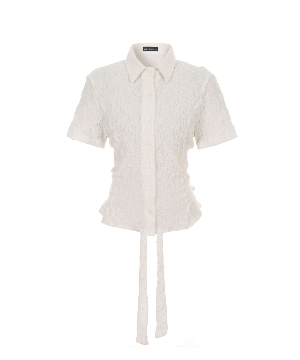 더블에스씨 아카이브(WSC ARCHIVE) Volume rope shirt 002