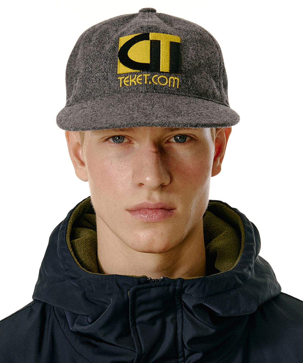 테켓(TEKET) CT Wool Cap Melange Gray
