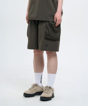 모샤드 메쉬 포켓 쇼츠 옐로우시카키