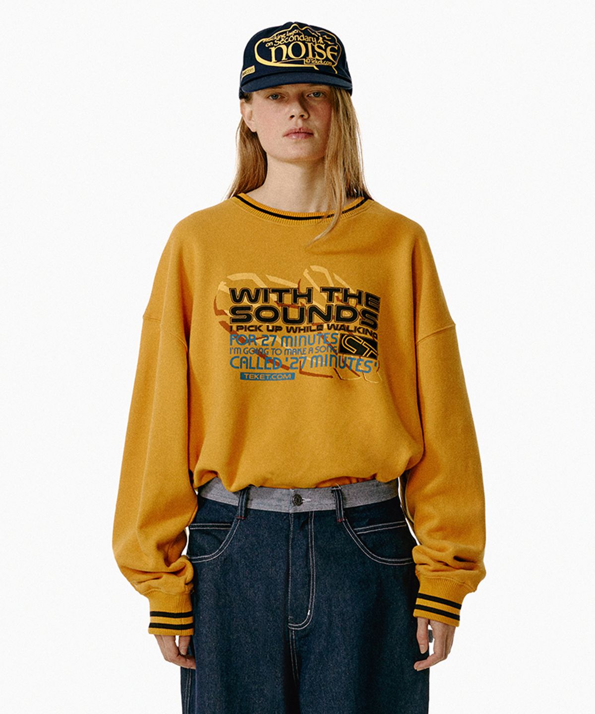 테켓(TEKET) 27 Minutes Song Sweatshirt Camel