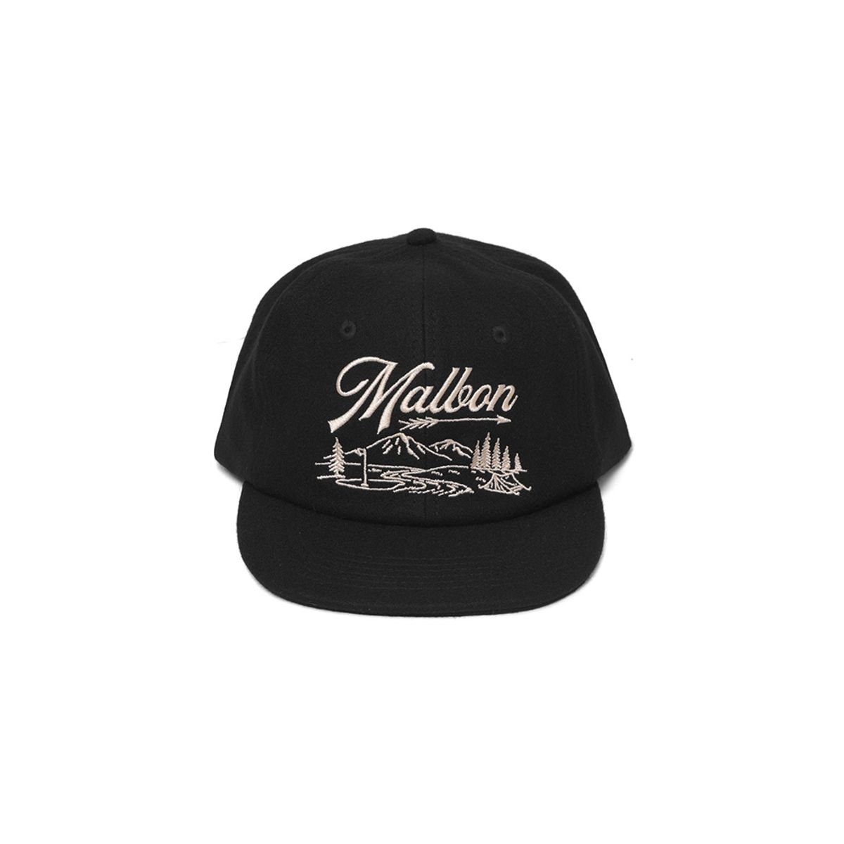 말본 골프(MALBON GOLF) [OUTDOORS CLUB] 울 페인터스 햇 BLACK