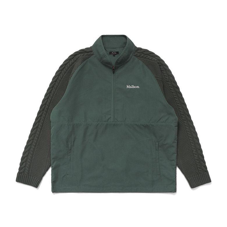 [OUTDOORS CLUB] 레밍턴 하이브리드 하프집 티셔츠 GREEN (MAN)