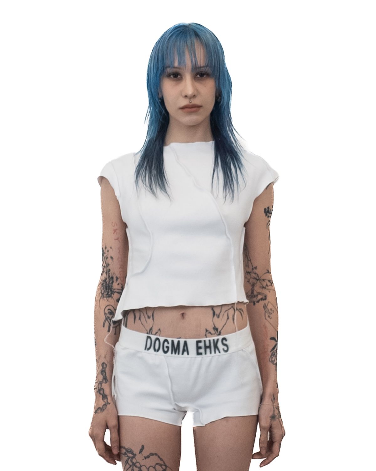 도그마 엑스(DOGMA EHKS) TORSO JERSEY TOP WHITE