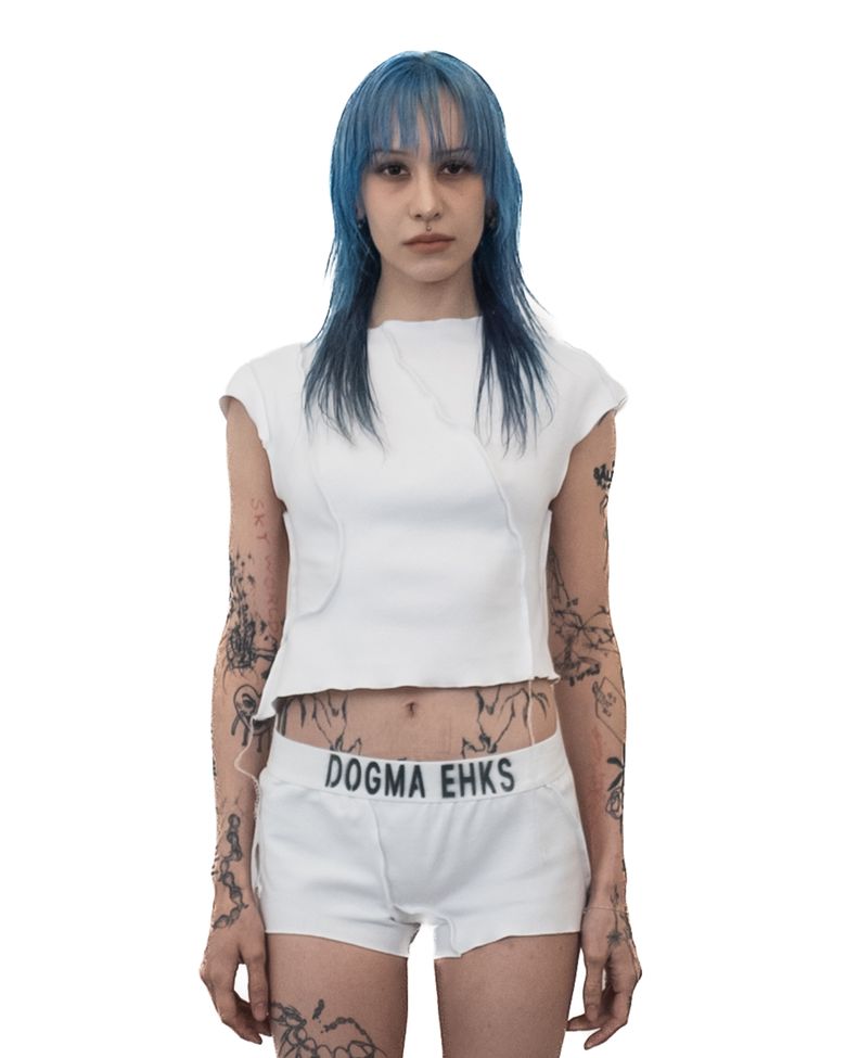 TORSO JERSEY TOP WHITE