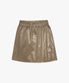 크로스코트 페이크 레더 스커트 BEIGE