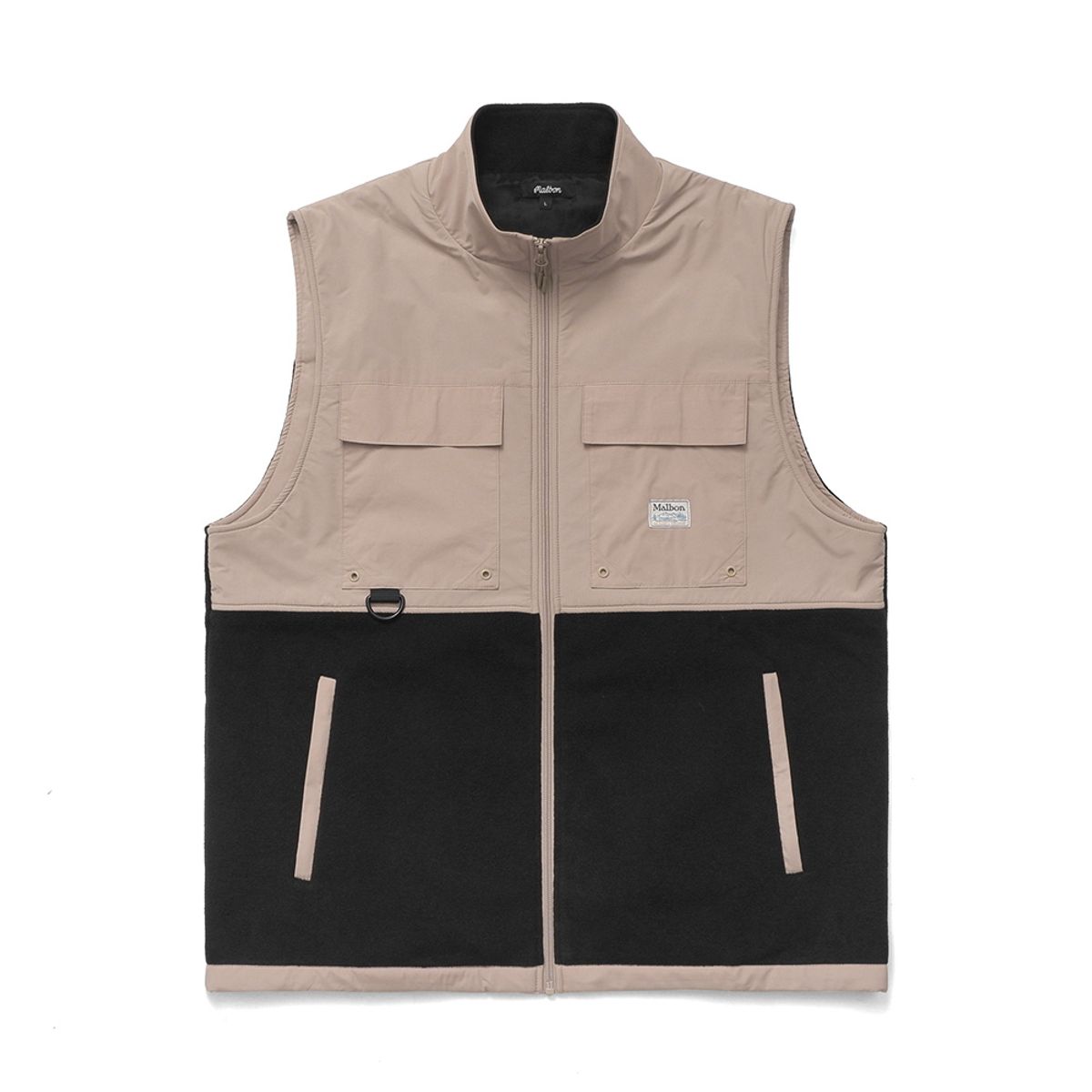 말본 골프(MALBON GOLF) [OUTDOORS CLUB] 백컨츄리 폴라플리스 베스트 KHAKI (MAN)