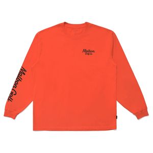 [LAST FRONTIER] 독수리 긴팔 라운드 티셔츠 DARK ORANGE (MAN)