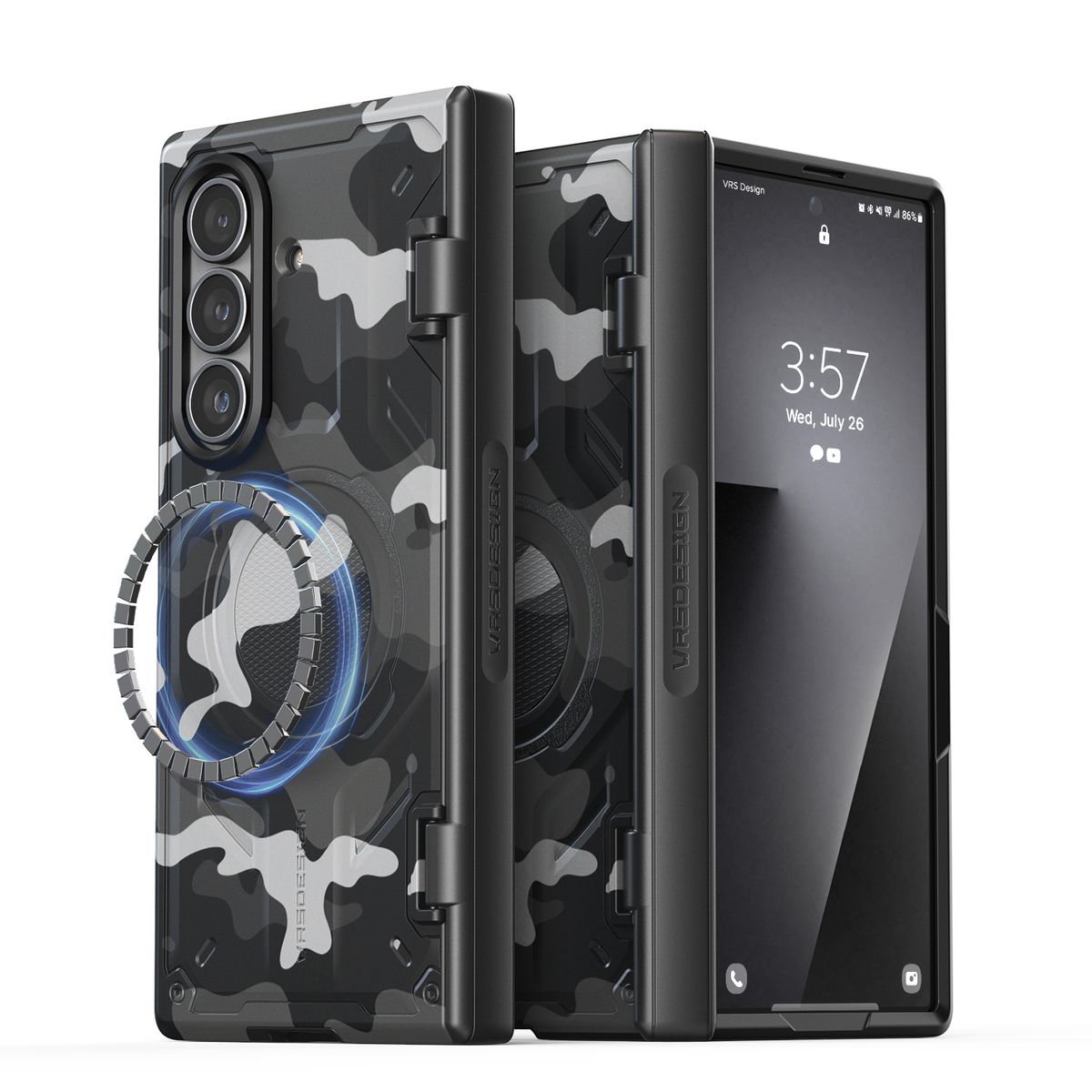 베루스(VRS DESIGN) 갤럭시 Z폴드7 케이스 맥세이프 자동 힌지보호 휴대폰 케이스 테라가드