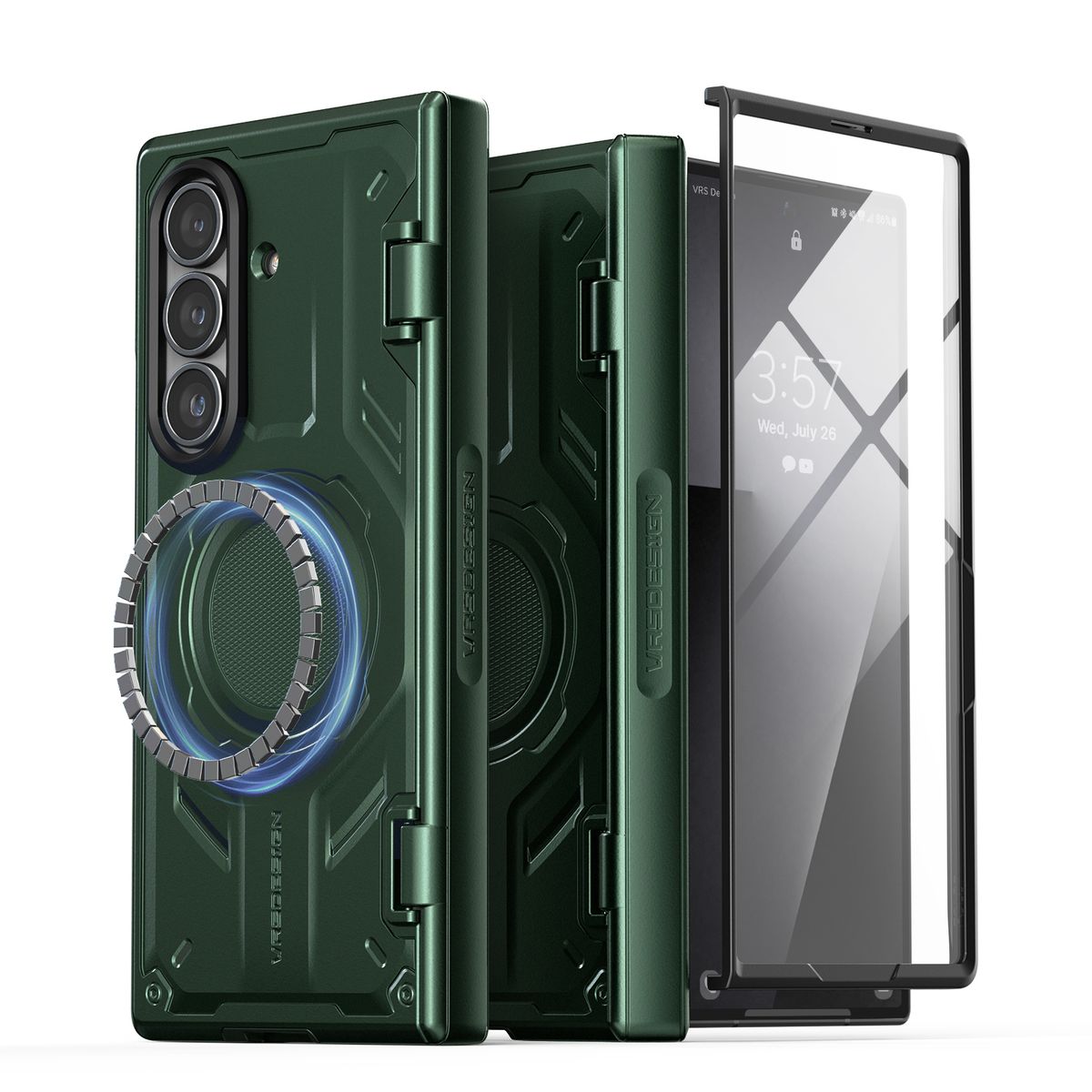 베루스(VRS DESIGN) 갤럭시 Z폴드7 케이스 맥세이프 자동 힌지보호 휴대폰 케이스 테라가드 액티브 360