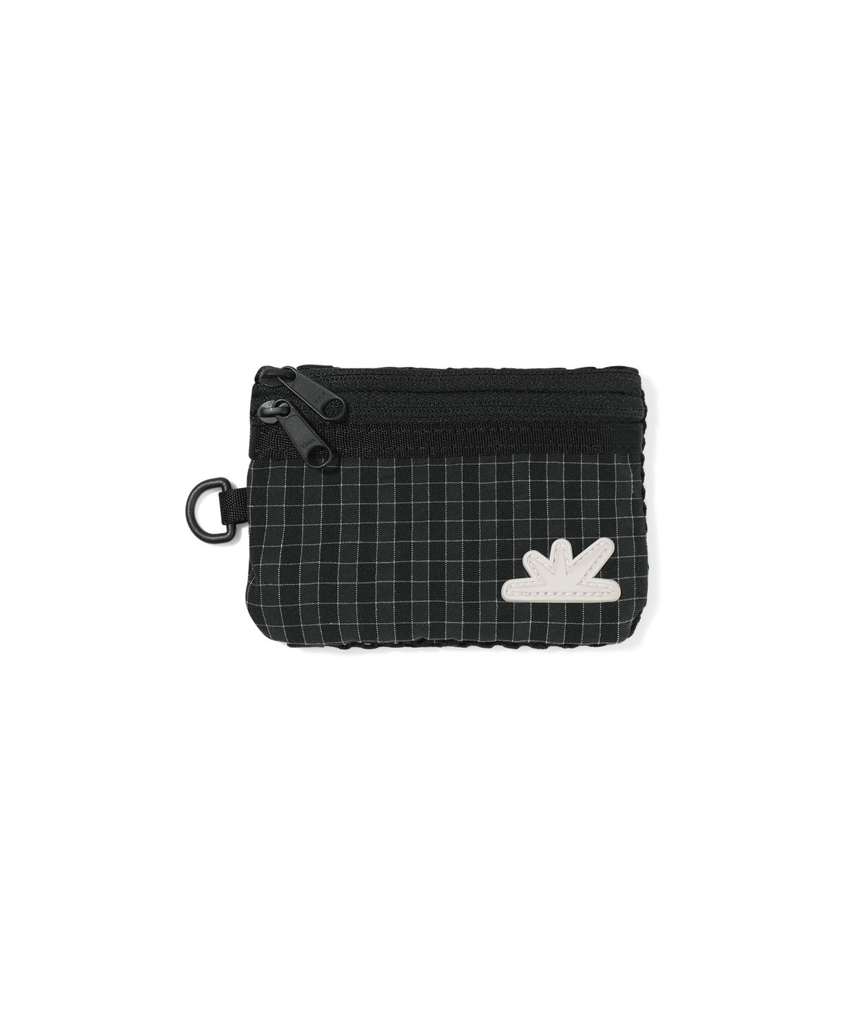 썬러브투어(SUNLOVETOUR) Zip Card Pouch Black Grid