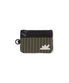 Zip Card Pouch Olive Grid