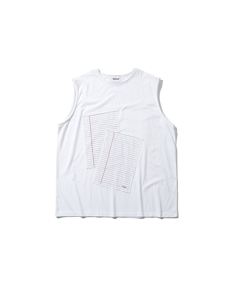 Notebook Patch Sleeveless - White
