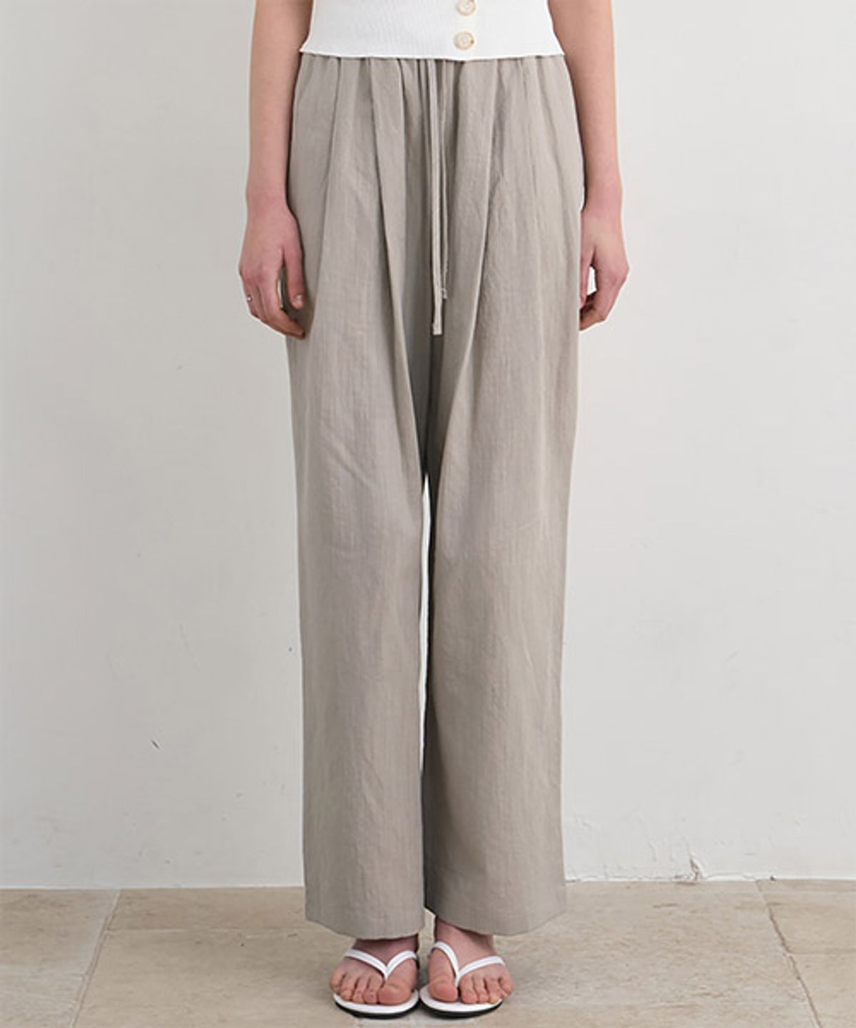 디애니(THE ANY) Zenda Linen Banding Pants