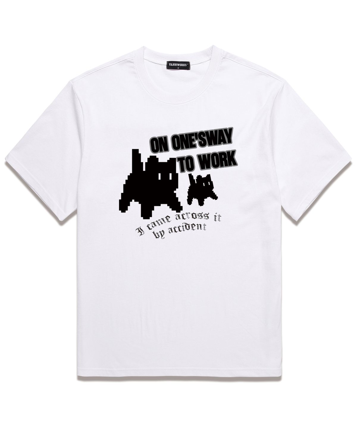밴웍스(VANNWORKS) Way to Work 반팔 티셔츠 (VS0128) 화이트