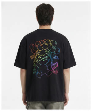 벌룬 베어 반팔티 (블랙)