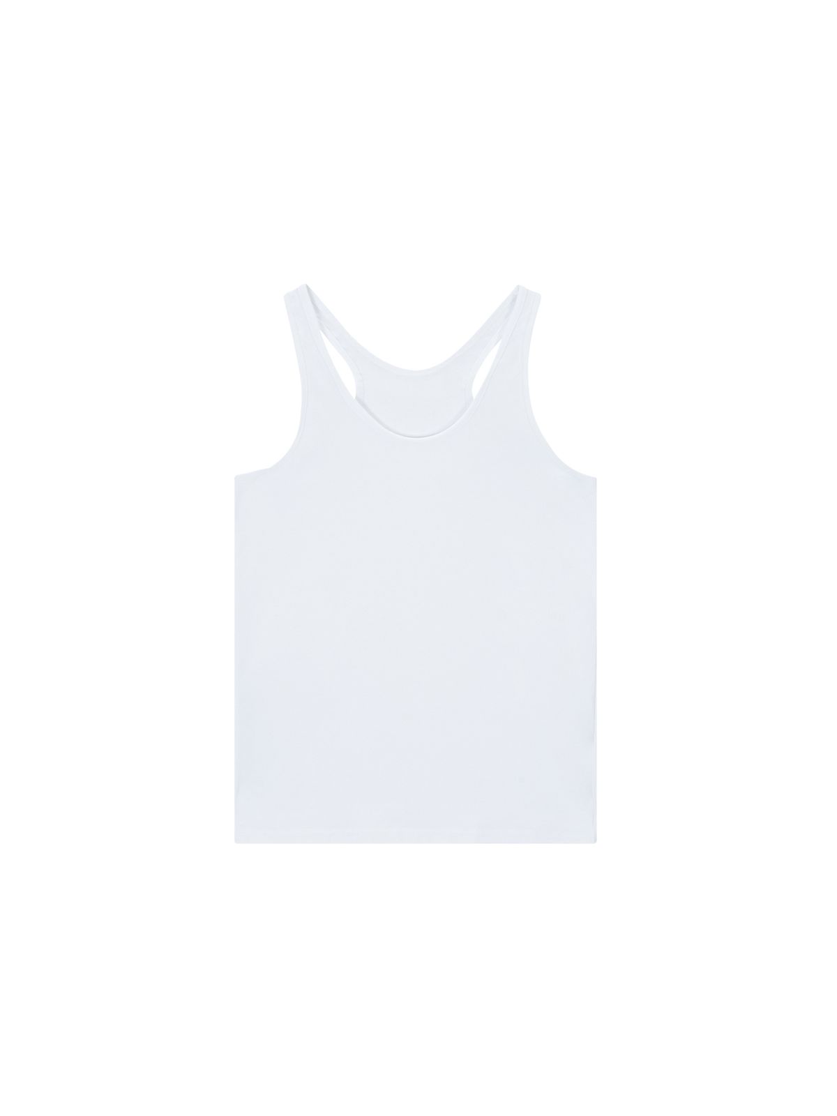 샐러드바구니(SALAD BAGUNI) Deep back basic tank - white