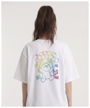 벌룬 베어 반팔티 (화이트)