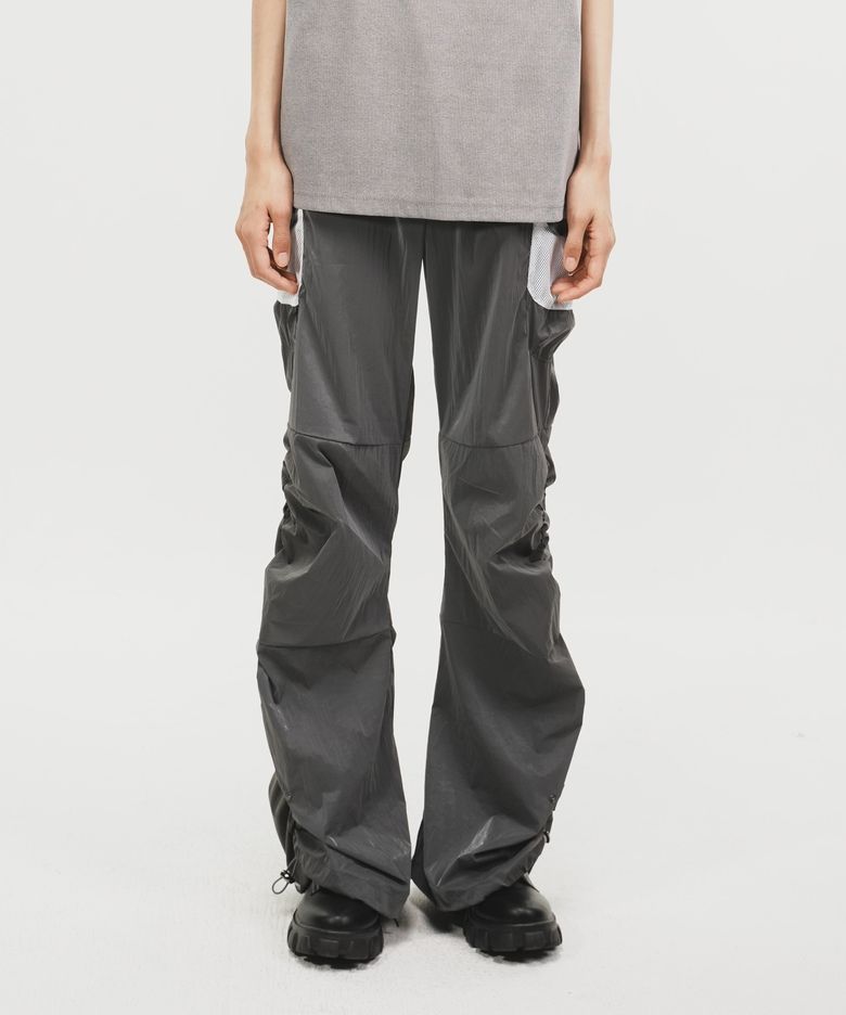 SIDE SHIRRING PANEL PANTS