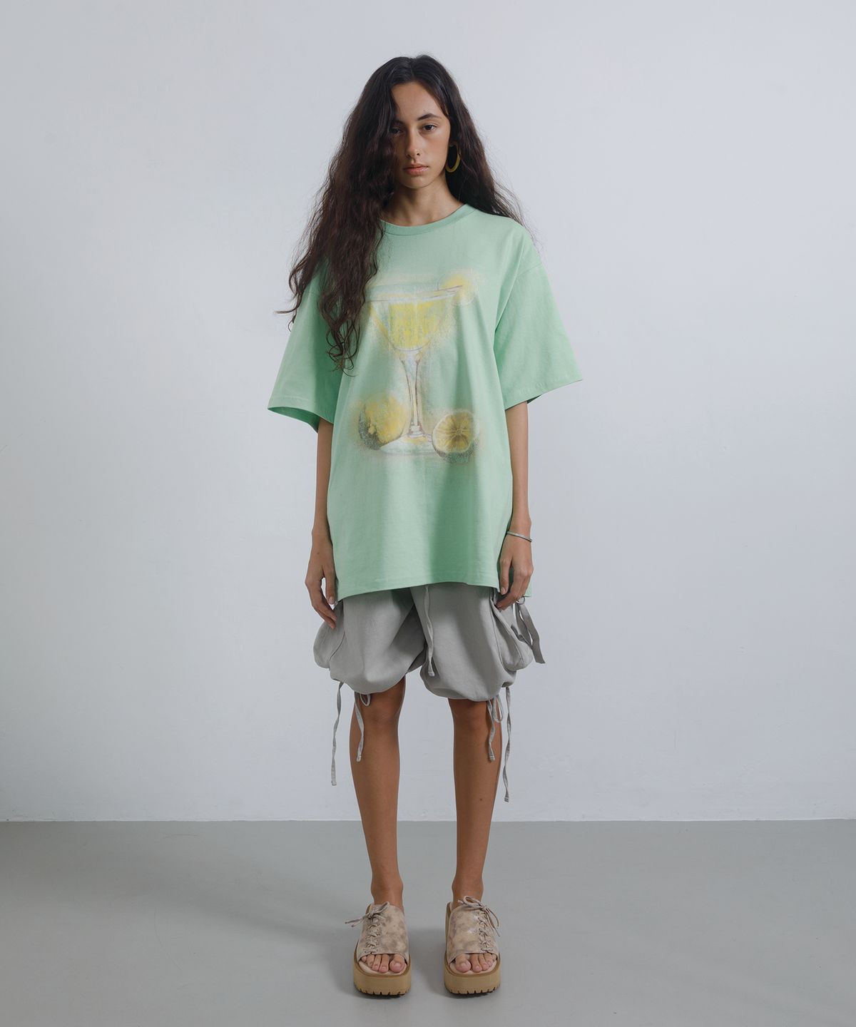 웻태그(WET TAG) MAGARITA BIG T-SHIRT LEMON GREEN
