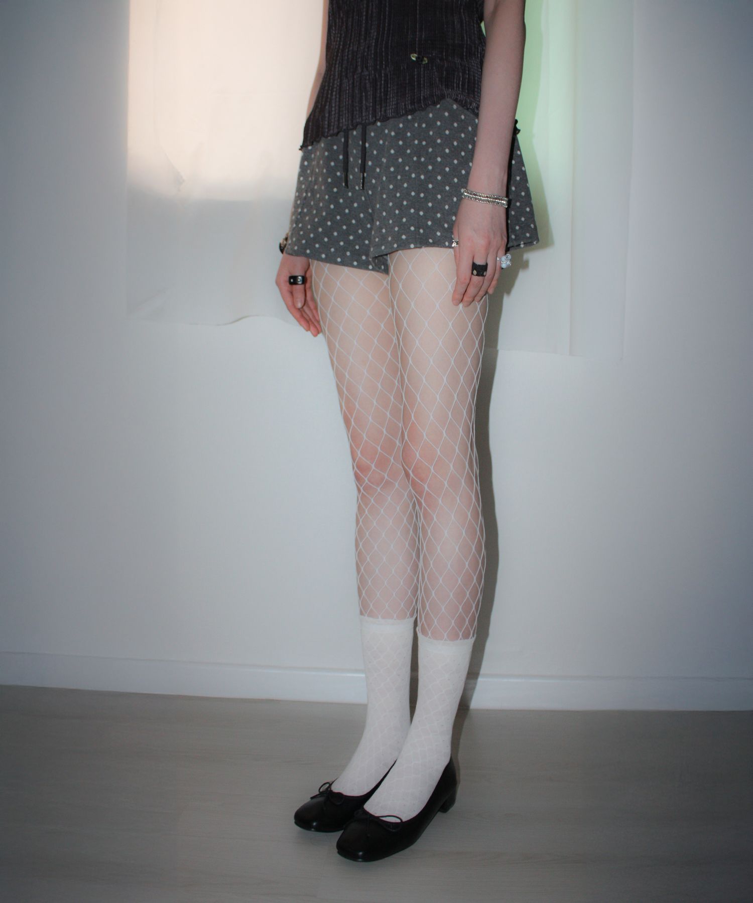 ★eessay★POLKA DOT SHORTS - CHARCOAL★正規品/韓国送料込 MUSINSA公式 | EESSAY POLKA DOT SHORTS - CHARCOAL