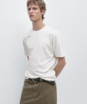 코튼 니트 티셔츠