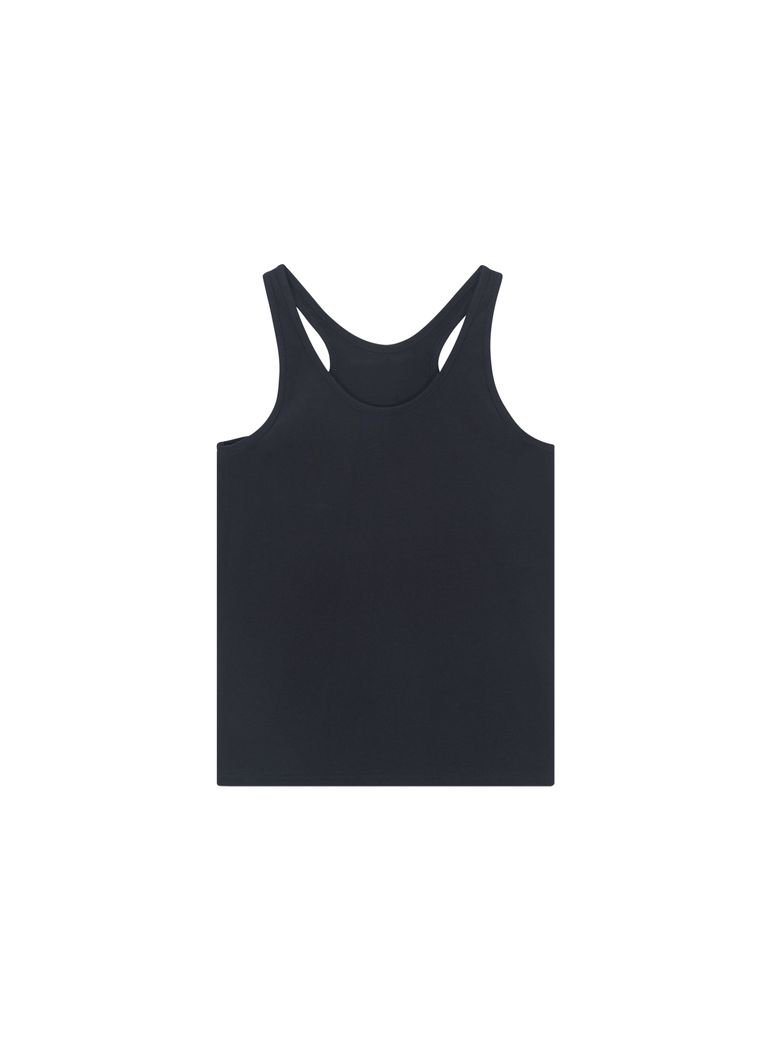 Deep back basic tank - black