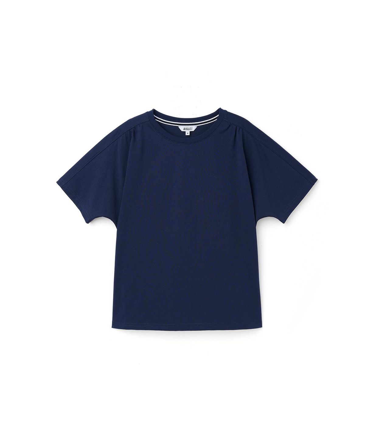 에이글(Aigle) 여성 숏 슬리브 셔링 티셔츠 AAS25WTSH006EMP