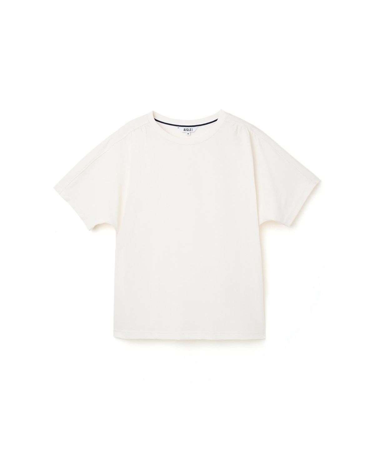 에이글(Aigle) 여성 숏 슬리브 셔링 티셔츠 AAS25WTSH006LAI