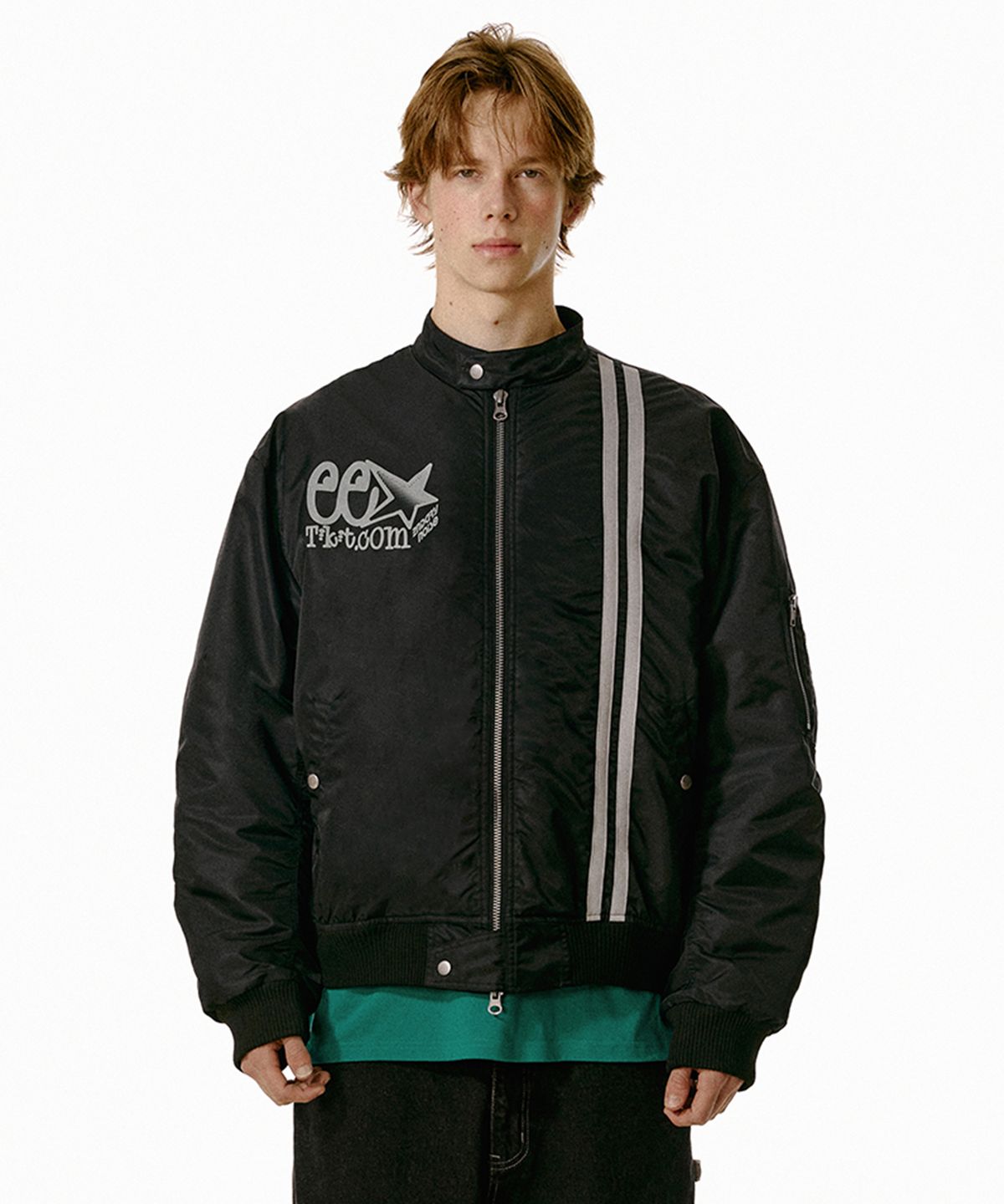 테켓(TEKET) ee Electric MA-1 Jacket Black