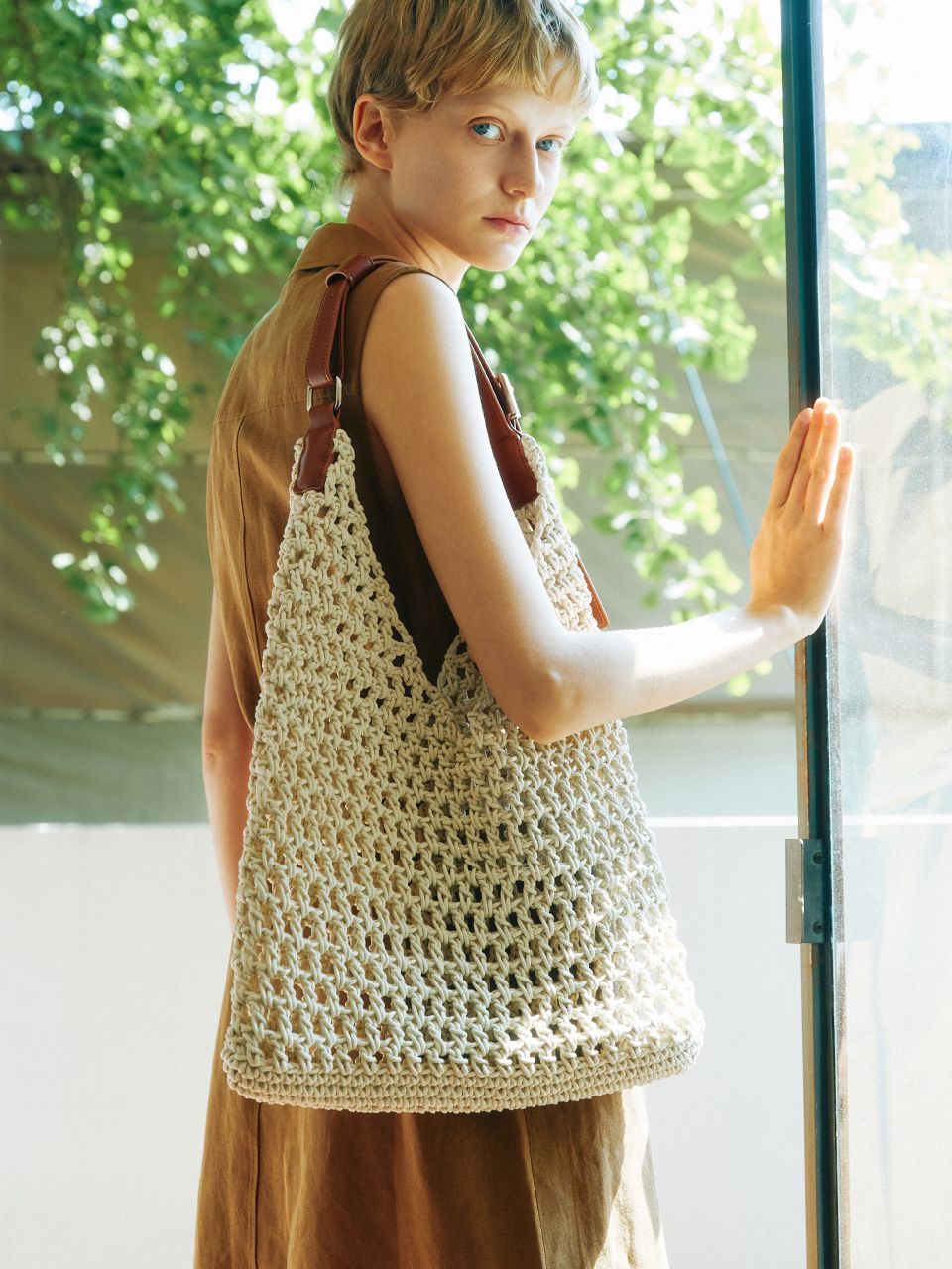 ★SUNNEI★ Lavaureto Twisted Strap Shoulder Bag Yellow MACCX LABAULETTO TWISTED / azure – SUNNEI