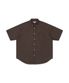 OXFORD S/S SHIRT BROWN