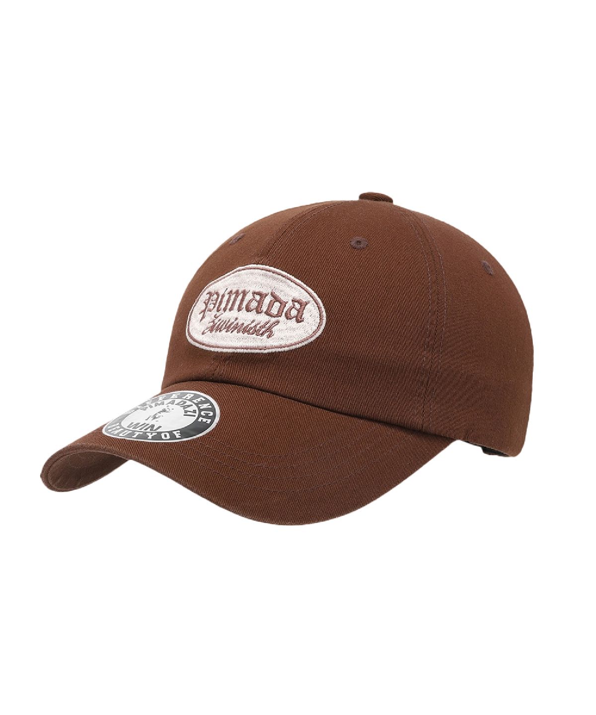 피마다지윈(PIMADAZIWIN) Basic Logo Ballcap_[Brown]