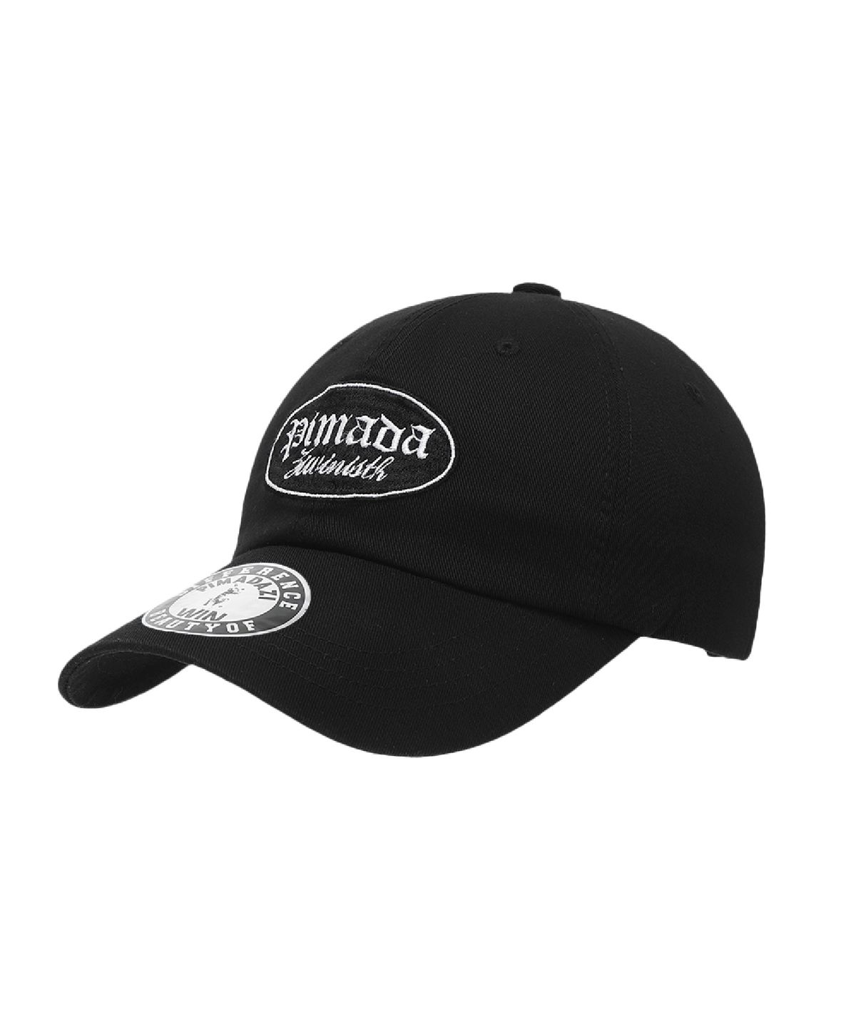 피마다지윈(PIMADAZIWIN) Basic Logo Ballcap_[Black]