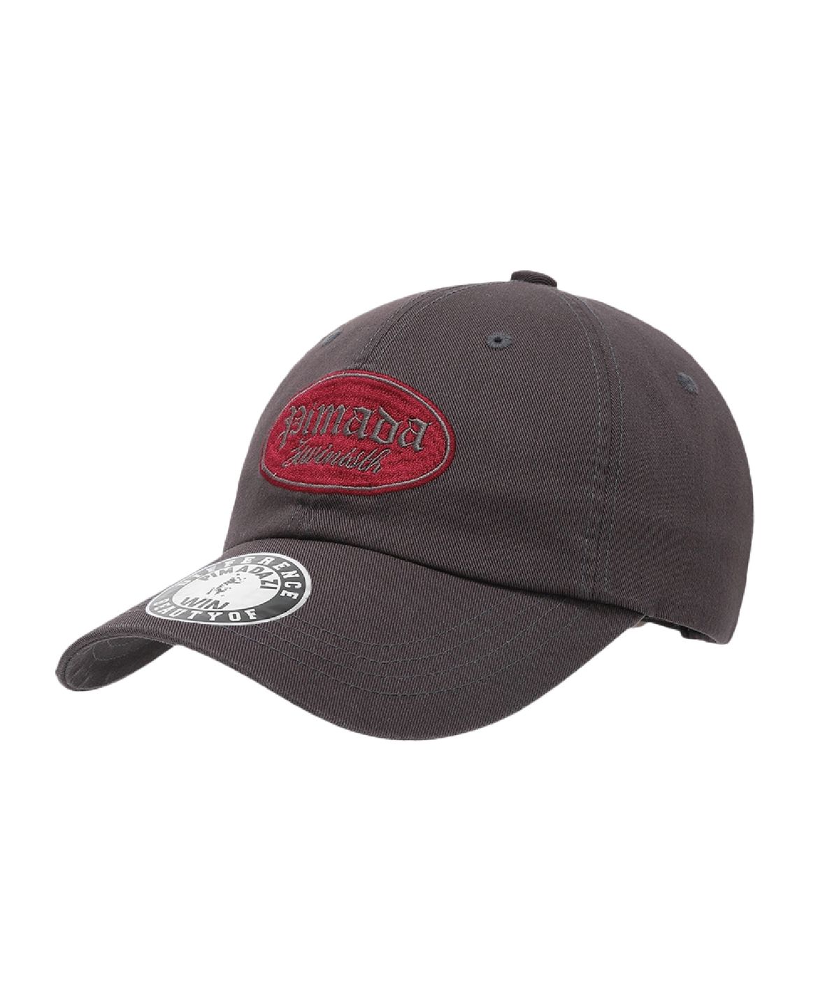피마다지윈(PIMADAZIWIN) Basic Logo Ballcap_[Charcoal]