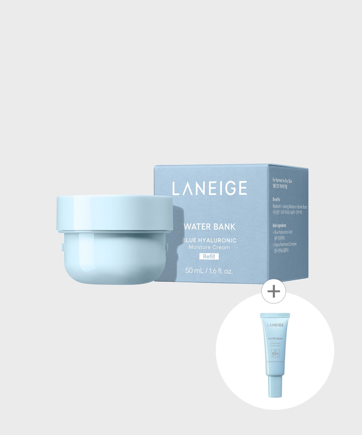 라네즈(LANEIGE) 워터뱅크 블루HA 크림 리필 50ml(옵션)