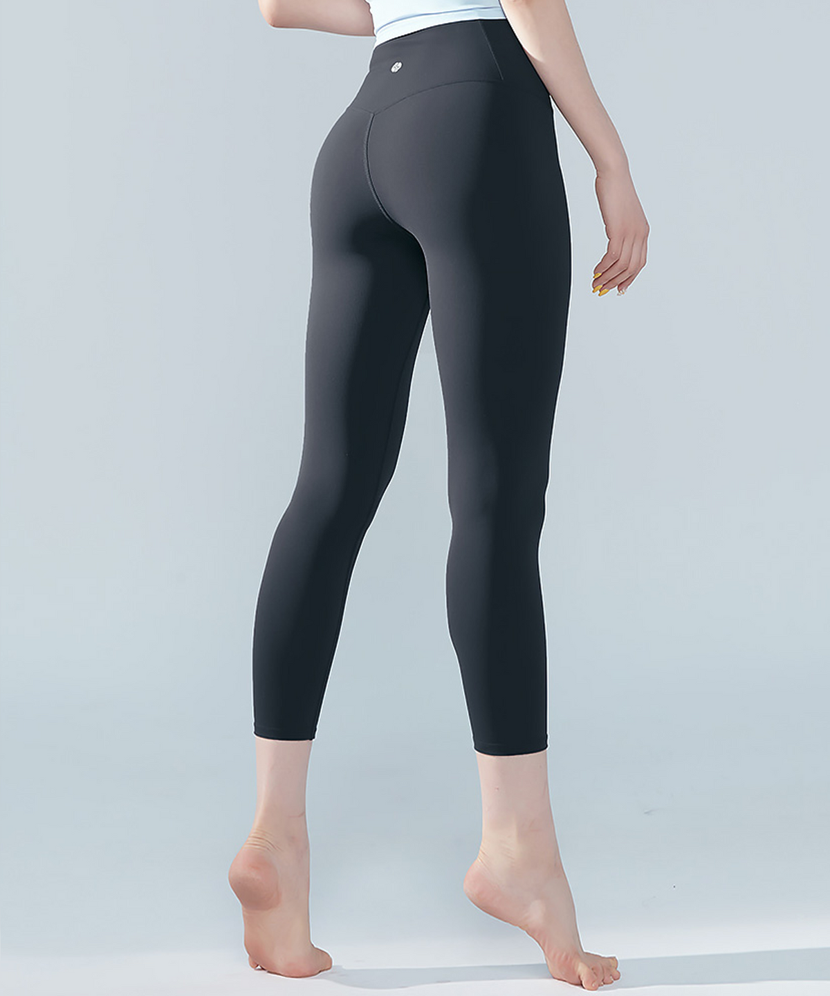 젝시믹스(XEXYMIX) 블랙라벨 시그니처 360N 8.5부 레깅스 에보니그레이 XP9170F