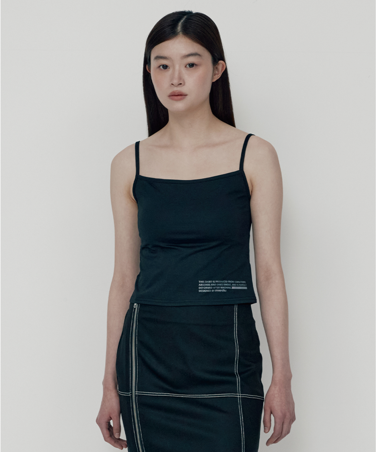 모슬루(MOSLU) Momo sleeveless (Black)