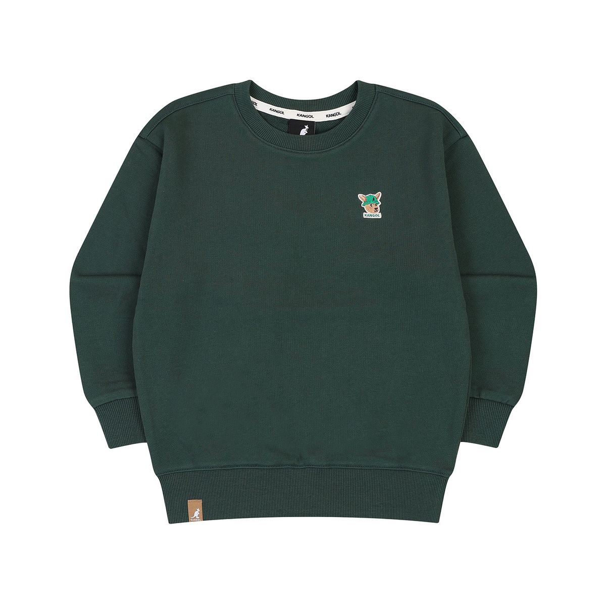 캉골키즈(KANGOL KIDS) 루 심볼 스웻셔츠 RC 0001 그린
