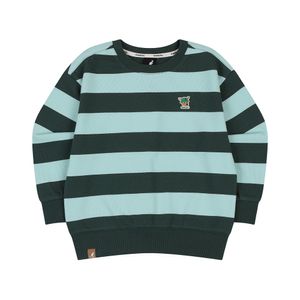 루 심볼 보더 스트라이프 스웻셔츠 RC 0002 그린