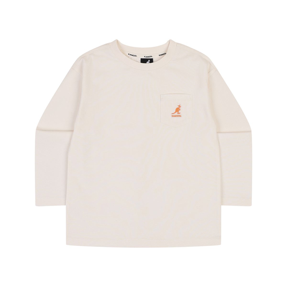캉골키즈(KANGOL KIDS) 포켓 클럽 로고 티셔츠 RC 0004 화이트