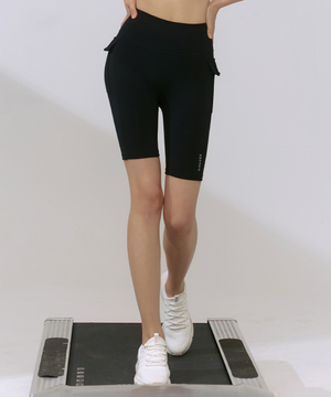 블랙라벨 시그니처 360N 아웃포켓 레깅스 4.5부 블랙 XFK2LS1501