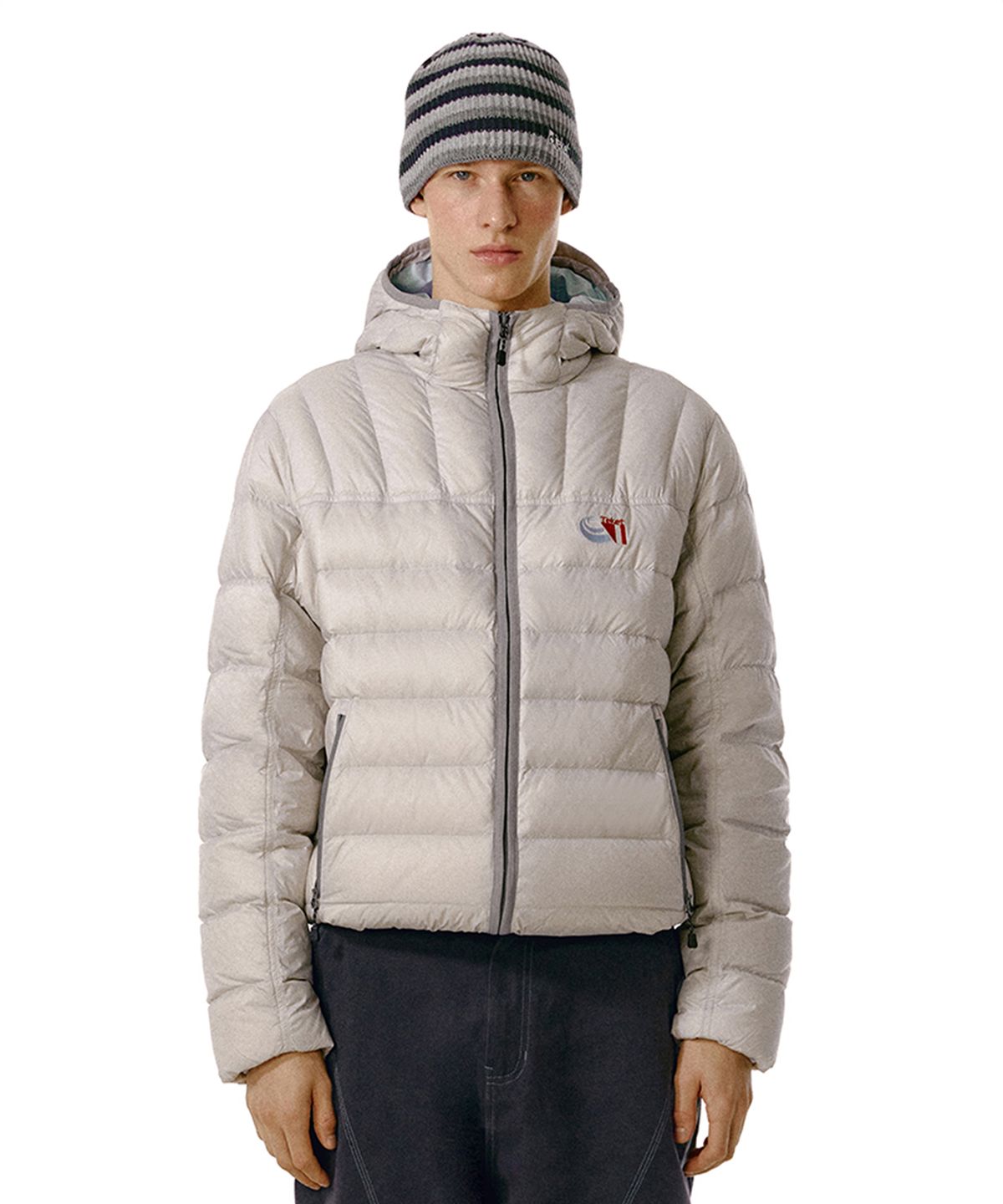 테켓(TEKET) CT Lightweight Down Jacket Light Gray