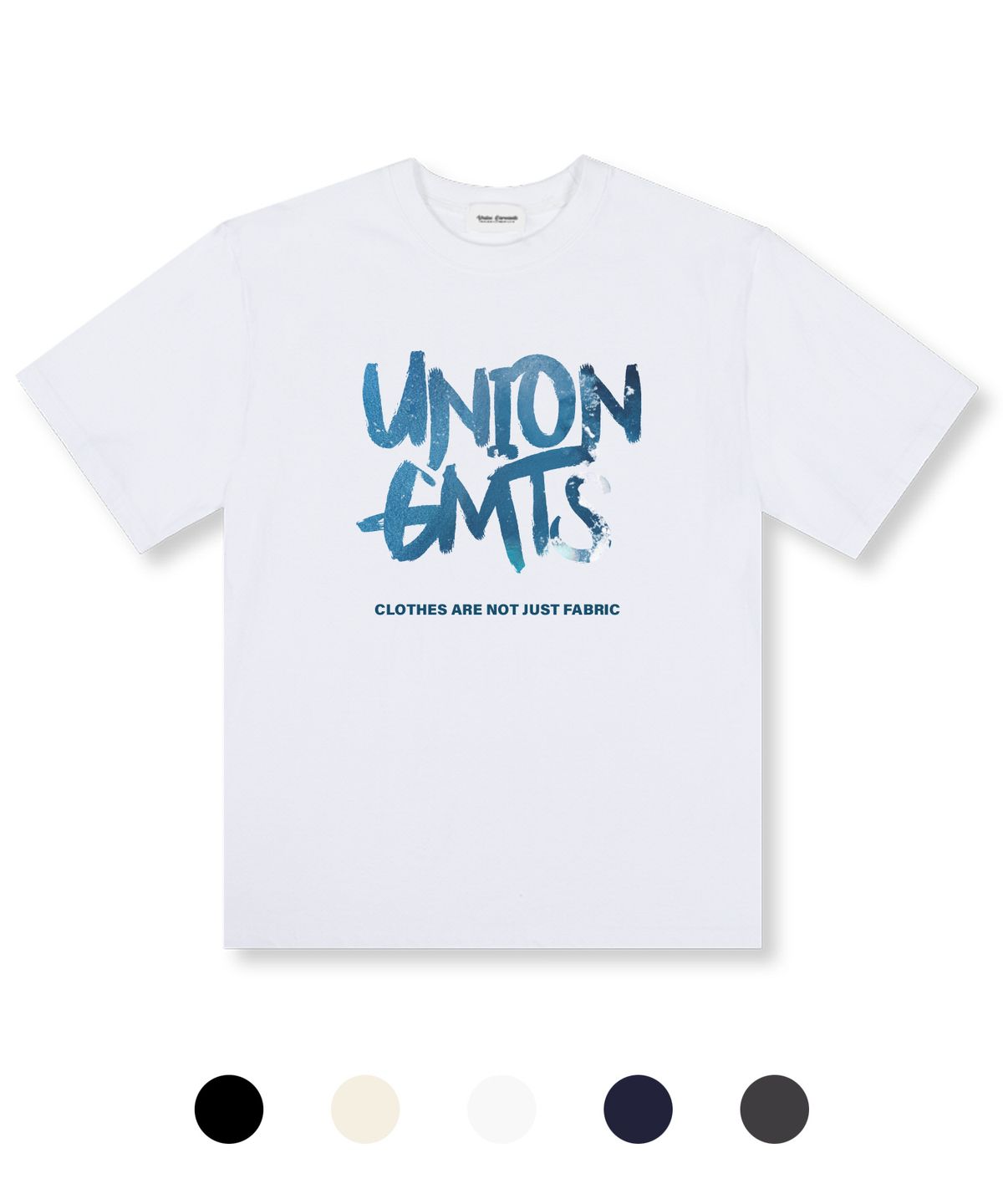 유니온가먼츠(UNION GARMENTS) 비치로고 오버핏 반팔 티셔츠 5 COLOR
