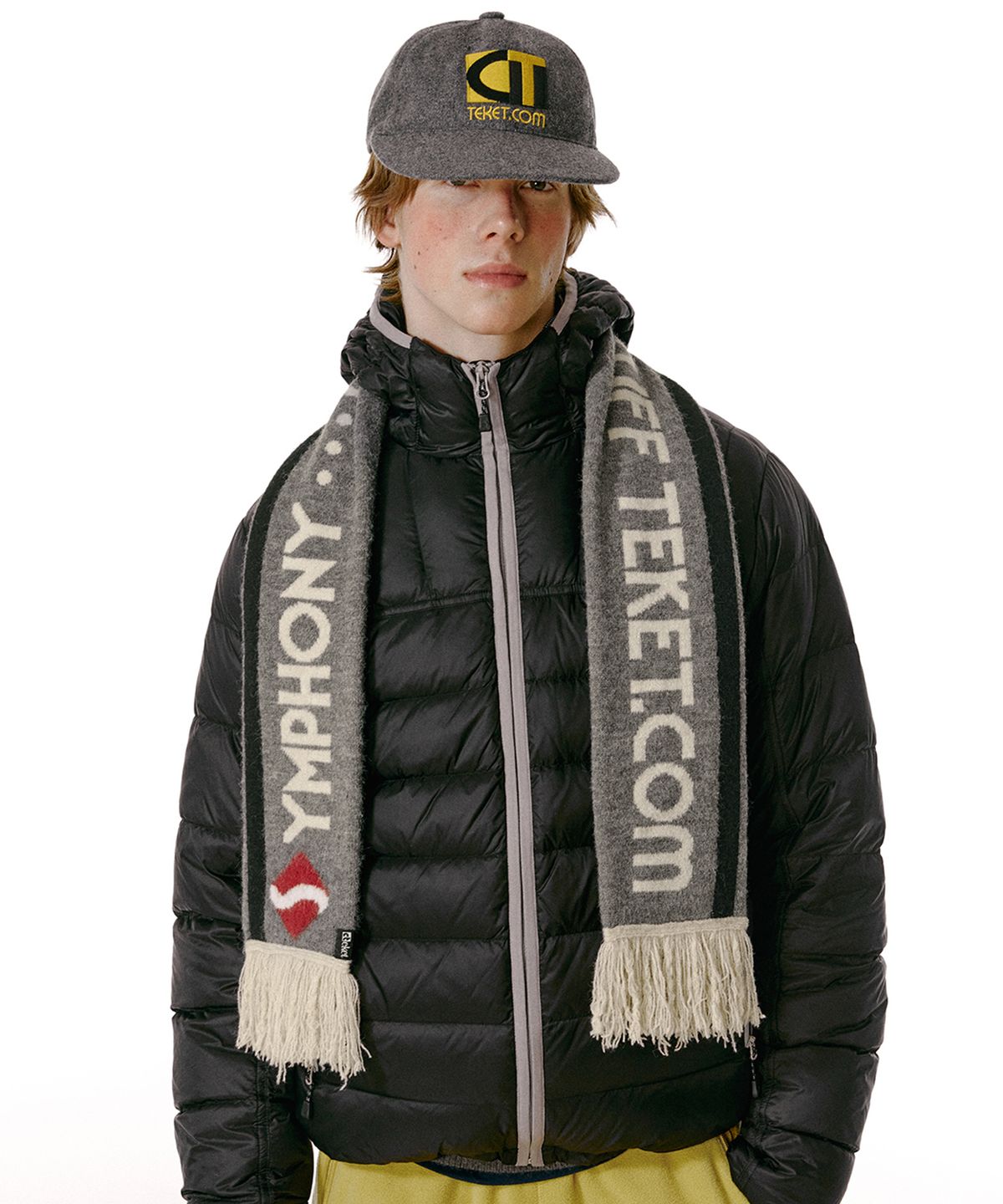 테켓(TEKET) Symphony Muffler Melange Gray