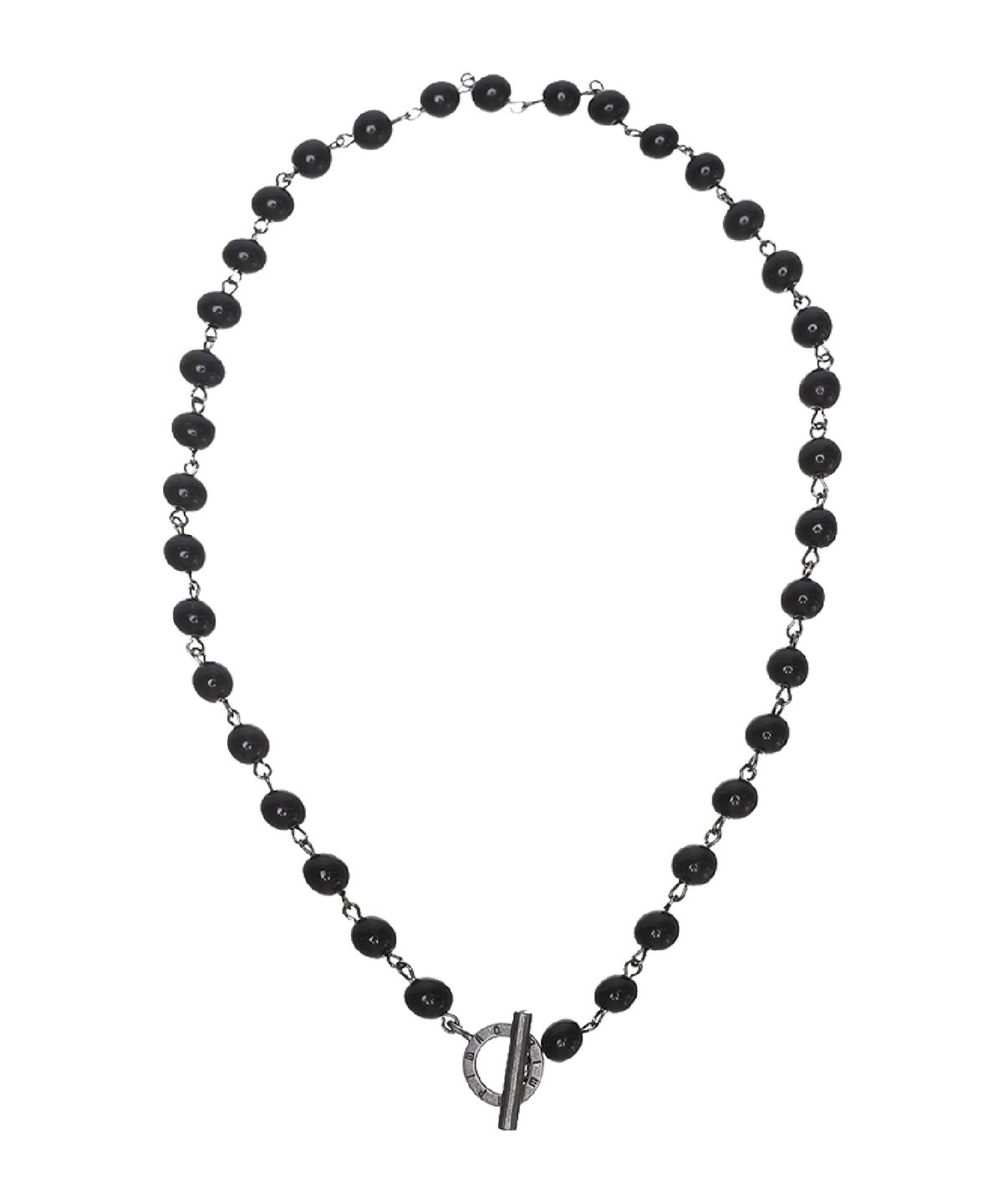 피마다지윈(PIMADAZIWIN) Black Chain Pearl Necklace_[Bold]