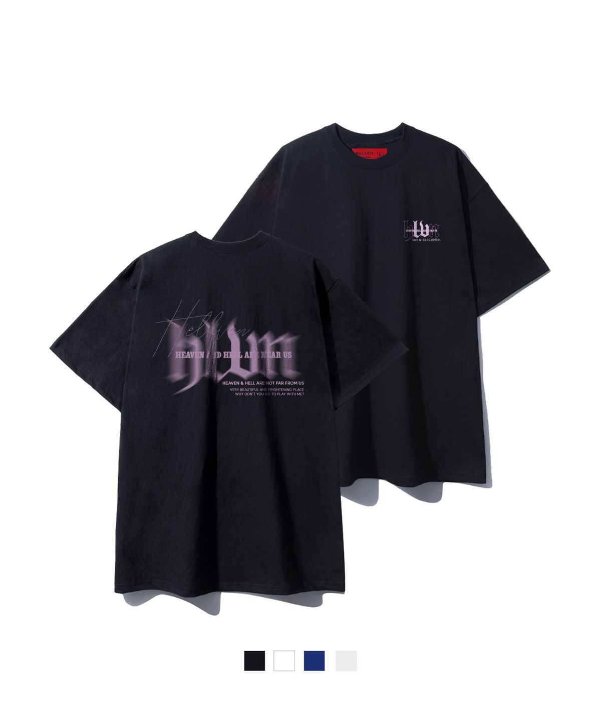 헬븐(HELLVN) H/V FROM US 오버핏 반팔 (SOS2-5HV073)
