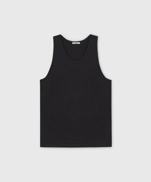 COTTON MODAL SLEEVELESS TOP ANTHRACITE