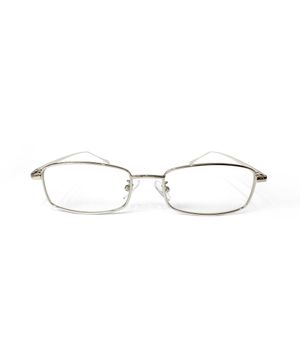 JISOO 실버 글래스안경[블루라이트 차단렌즈]