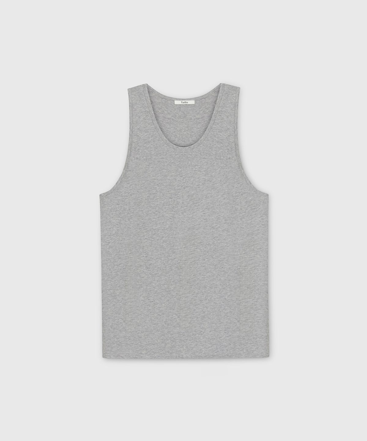 타일레(TAILLE) COTTON MODAL SLEEVELESS TOP GREY